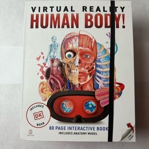 Abacus Brands Virtual Reality Human Body Learning Activity Set with 80 pg Book